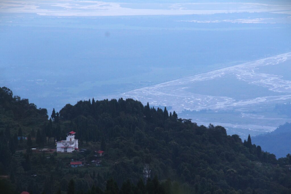 Bird's eye view of the homestay.